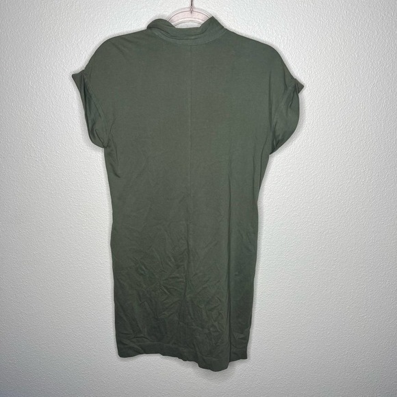 Banana Republic Women’s Collared Knit Mini Dress Army Green Size XS - Picture 4 of 6